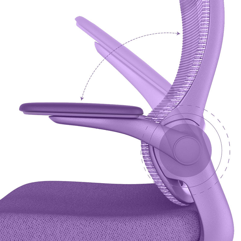 Ergonomic chair BAKU - purple