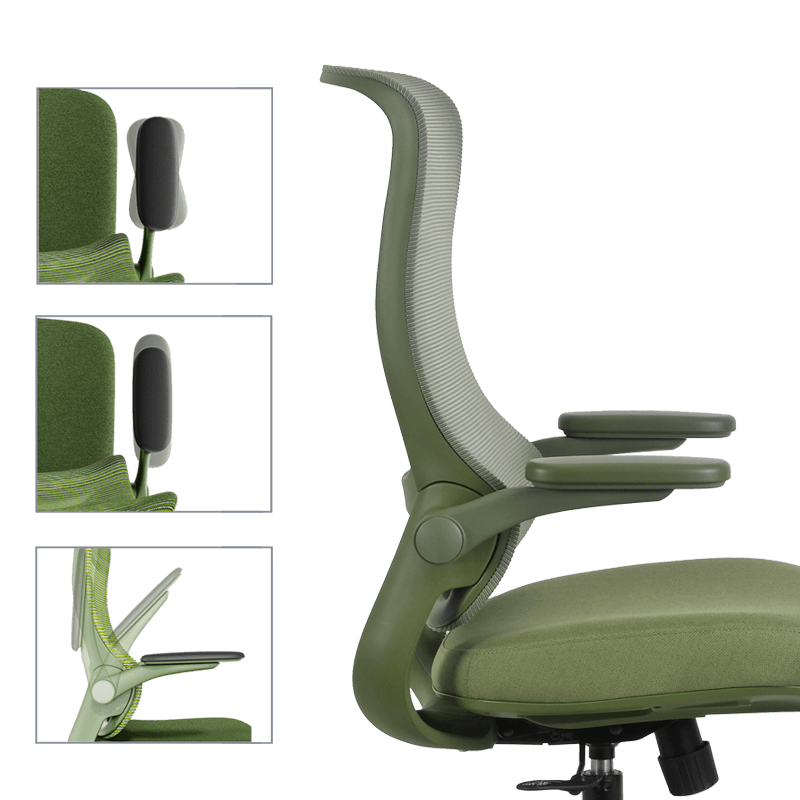 Ergonomic chair BAKU - green