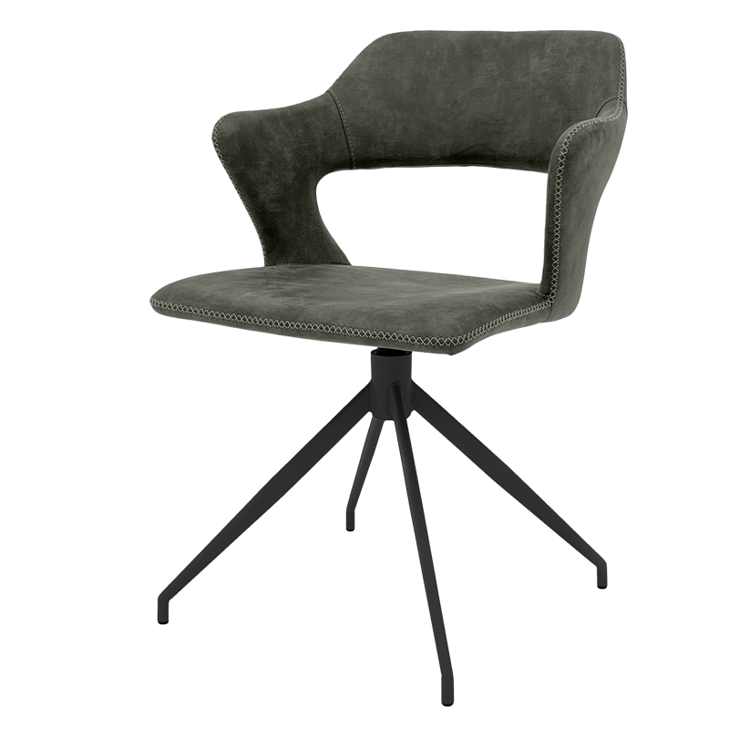 Dining chair RAPLA - dark gray 09