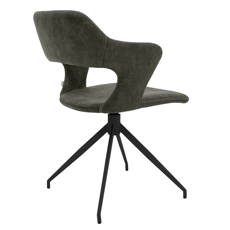 Dining chair RAPLA - dark gray 09