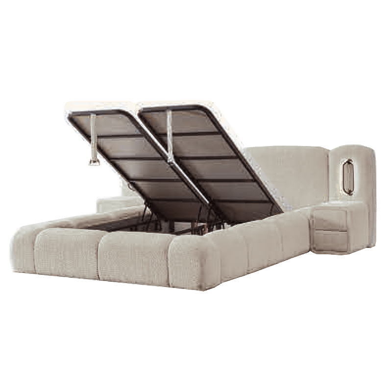 Υπνοδωμάτιο με ταπετσαρία και στρώμα BUMBY LUX 160 x 200 - pearl SY