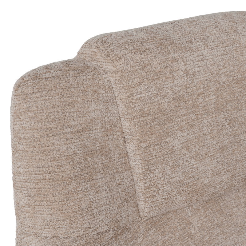 Electric massage chair with stool SINES - cream