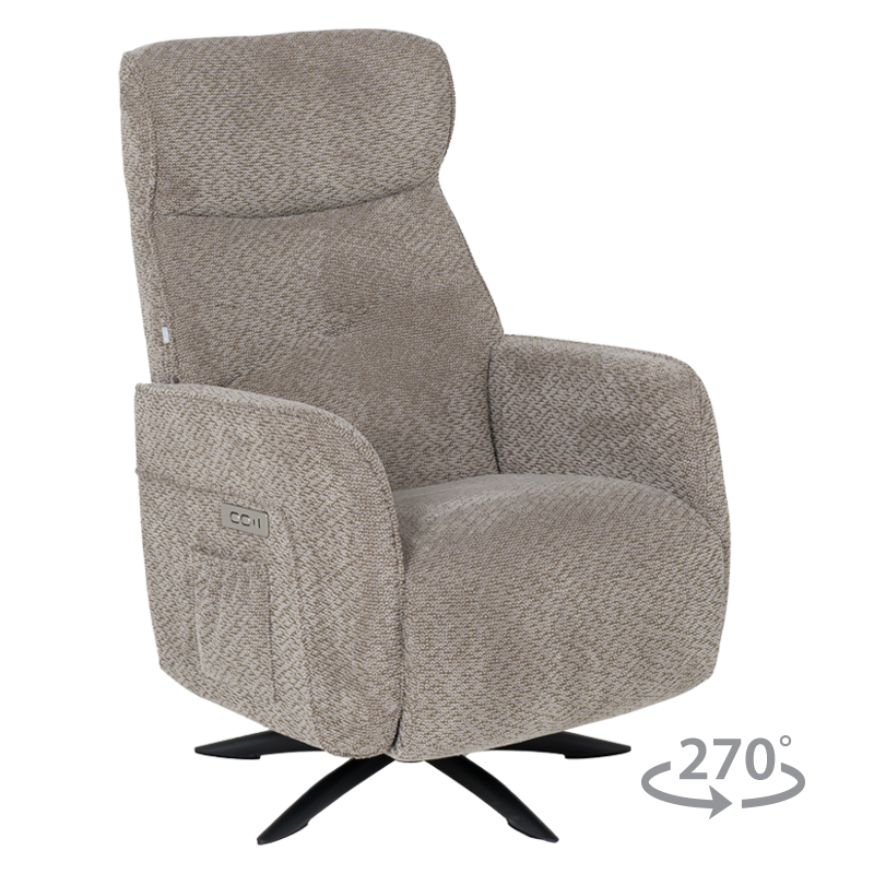 Electric massage chair LORDELO - brown