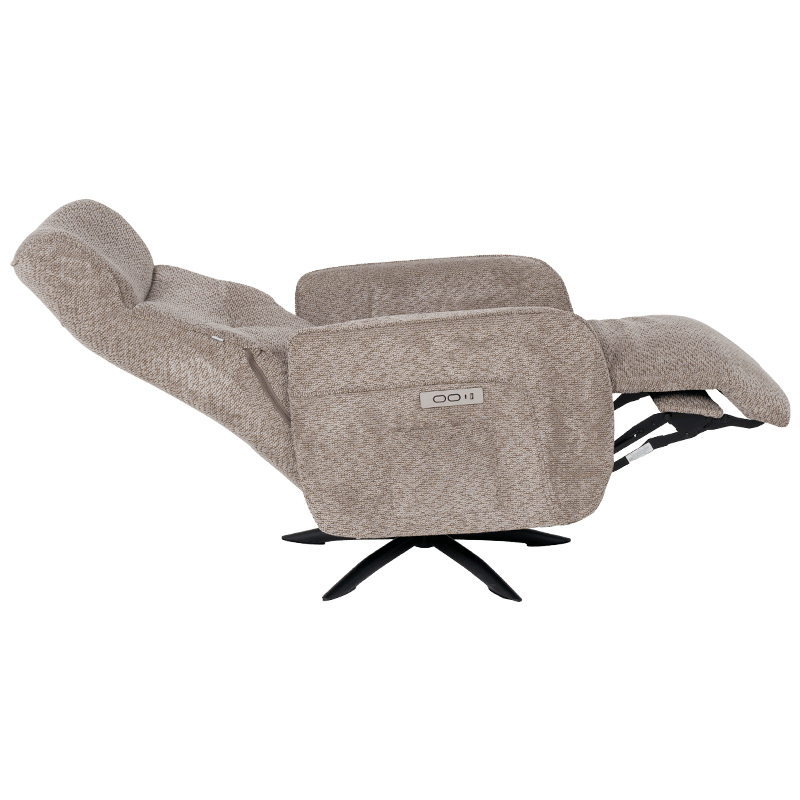 Electric massage chair LORDELO - brown
