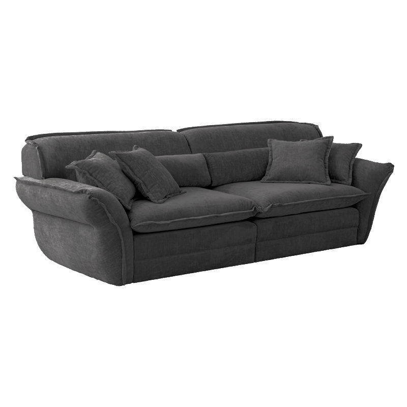 Sofa three-seater MELLOW - dark gray