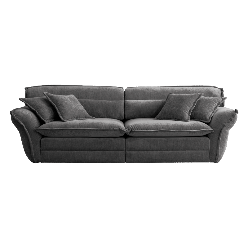 Sofa three-seater MELLOW - dark gray