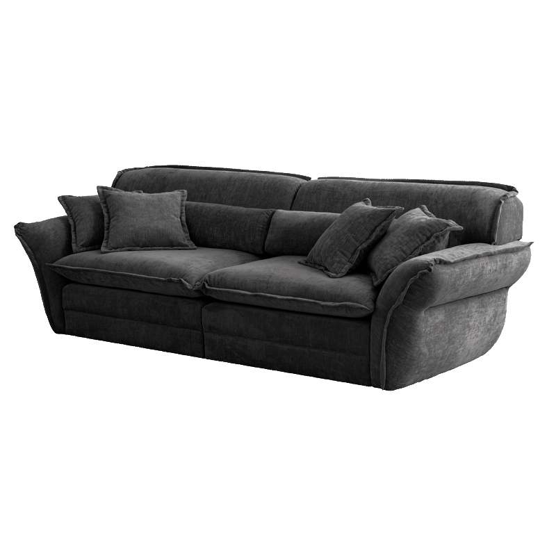 Sofa three-seater MELLOW - dark gray