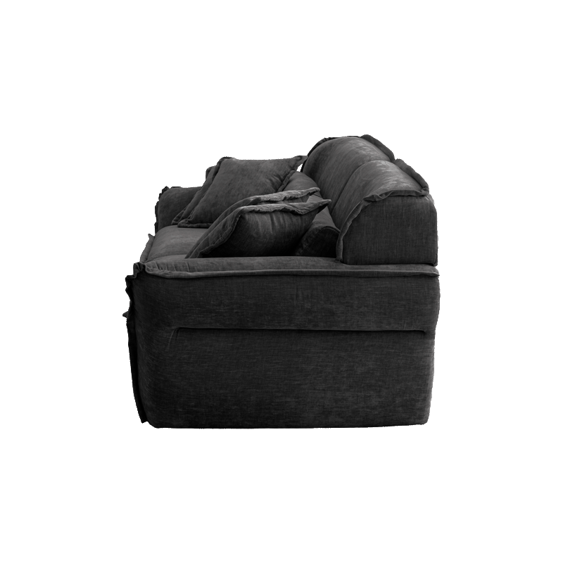 Sofa three-seater MELLOW - dark gray