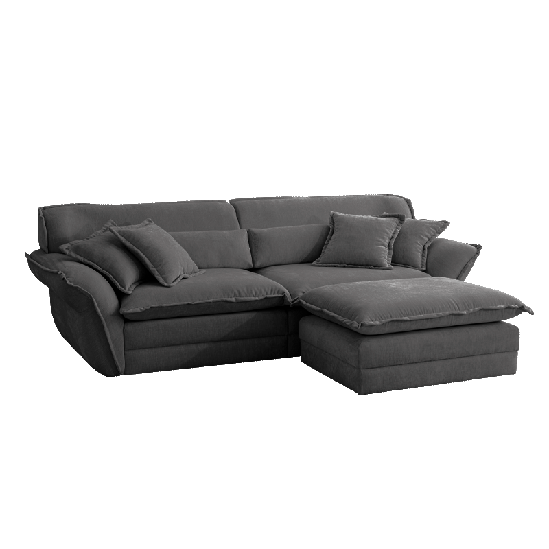 Sofa three-seater MELLOW - dark gray