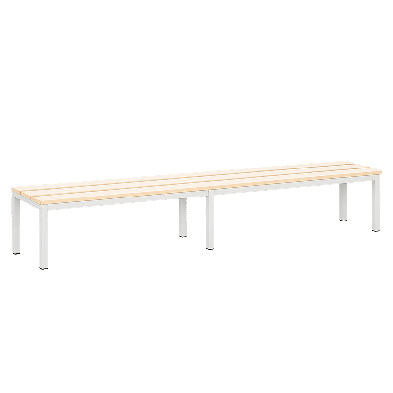 Dressing room bench Carmen CR-1051 J - 200 - gray