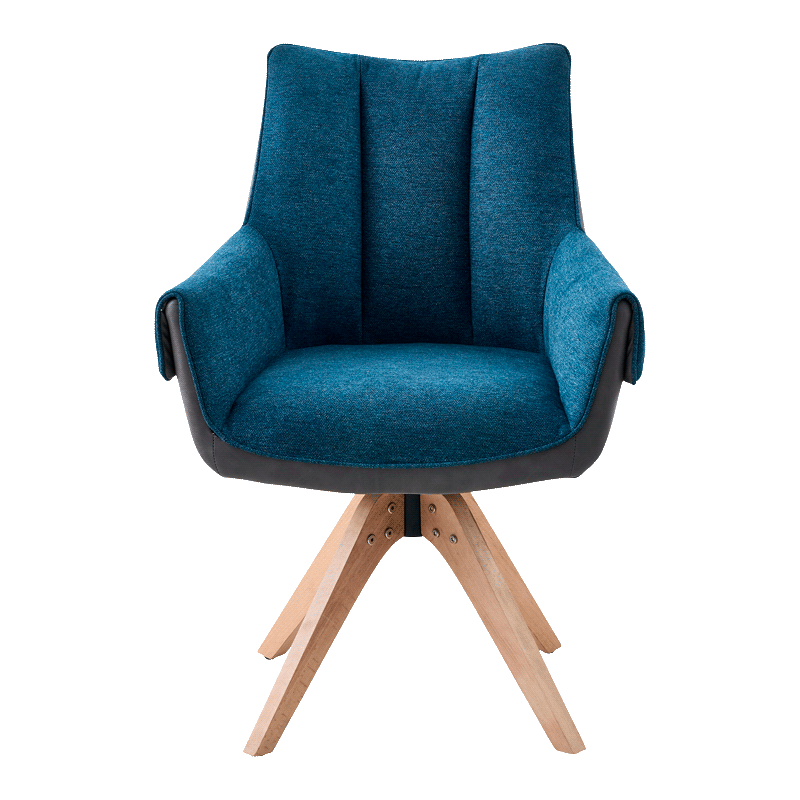Dining chair NOVARA - blue-gray