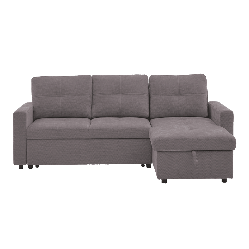 Corner sofa bed DEMBA - gray
