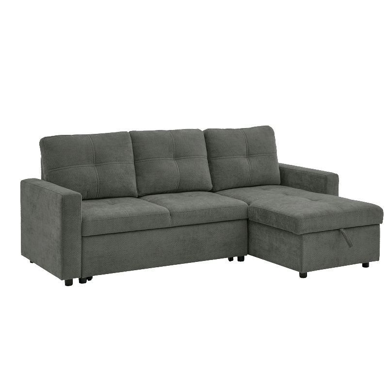 Corner sofa bed DEMBA - green