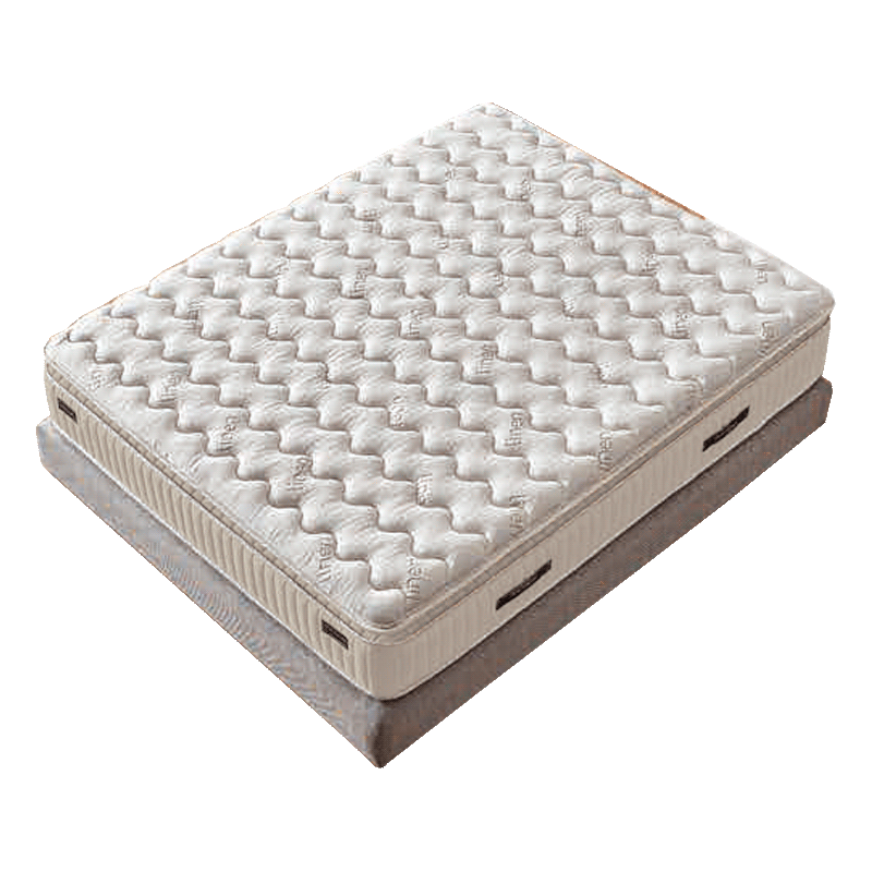 Upholstered bedroom with mattress PORTO 160 x 200 - beige 04