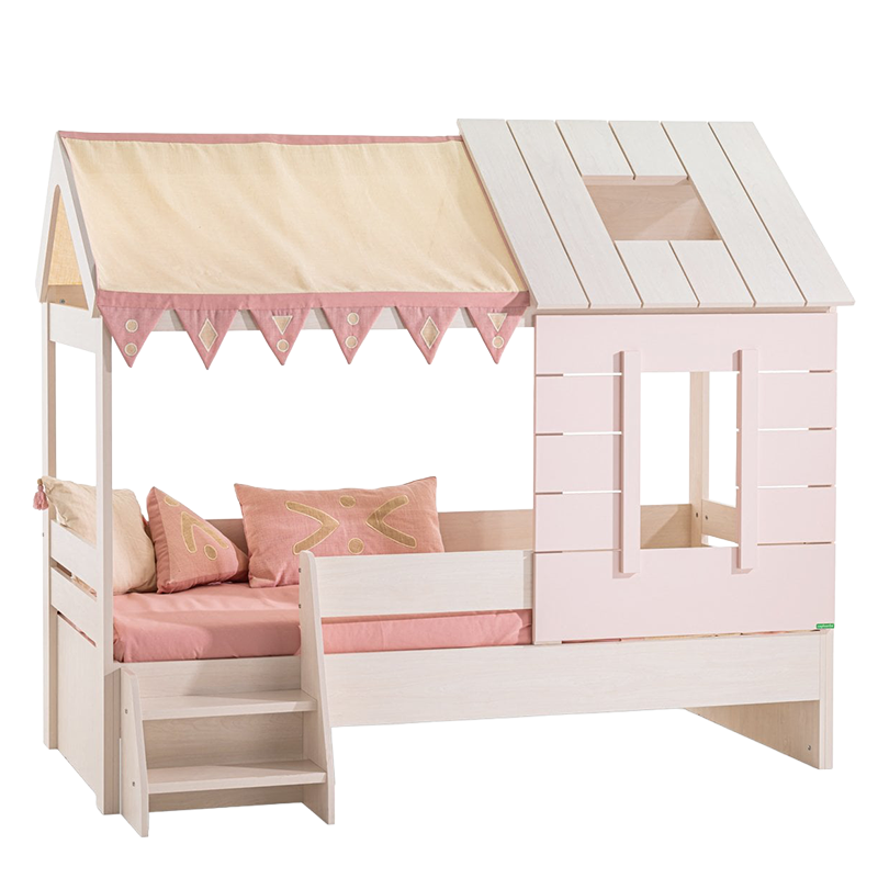 Детско легло къща PINK HOUSE - 90 х 200