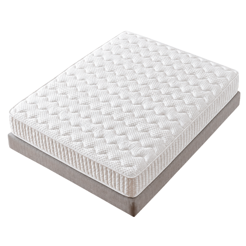 Upholstered bedroom with mattress CARLA 160 x 200 - cream 02