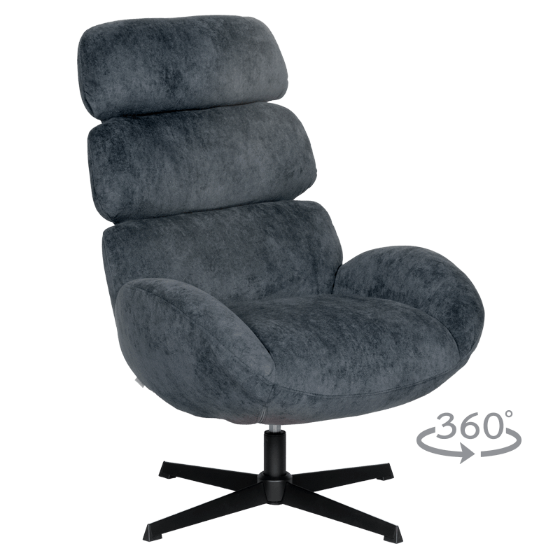 Armchair MARY - dark gray