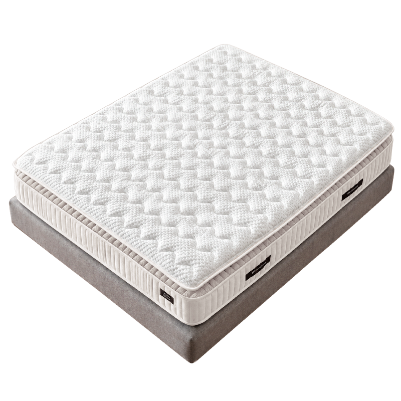 Upholstered bedroom with mattress BUDVA 160 x 200 - pearl 03