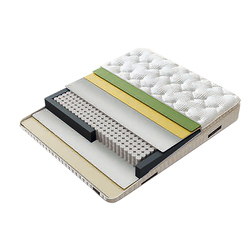 Upholstered bedroom with mattress LUMERA 180 x 200 - champagne 318
