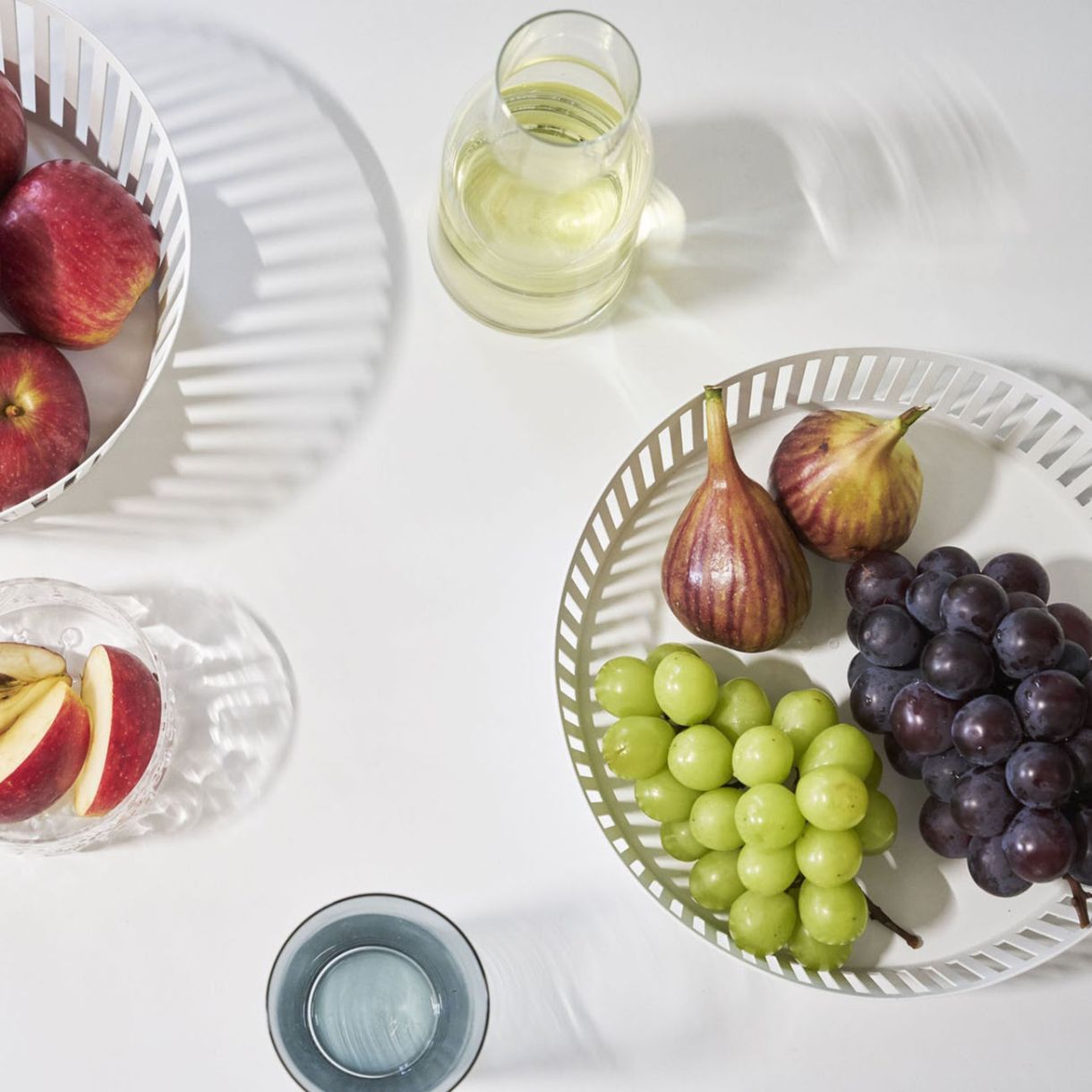 Fruit bowl Tower Color white