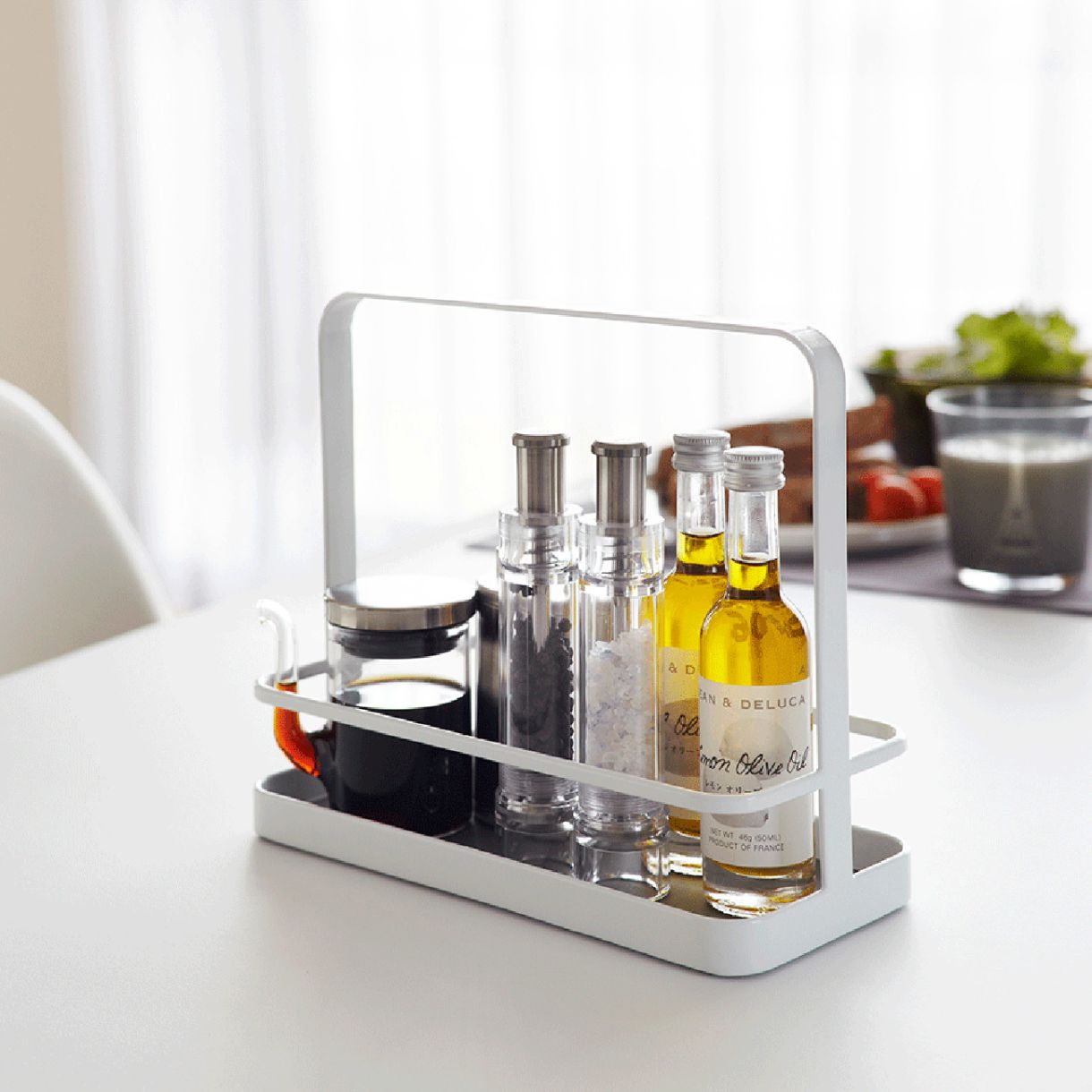 Прибор за олио и оцет Tower Цвят бяло