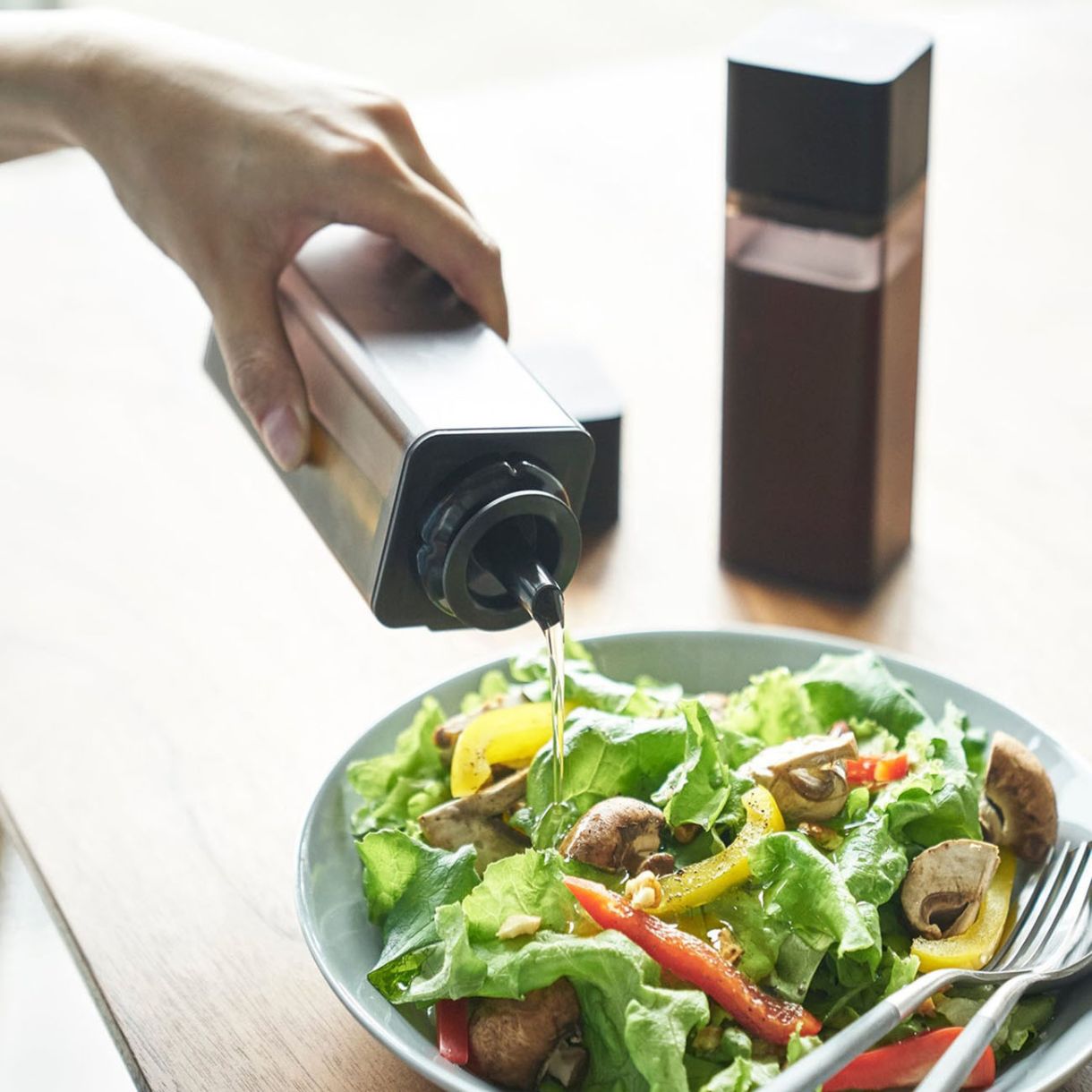 Διανομέας λαδιού και ξιδιού Tower μαύρος