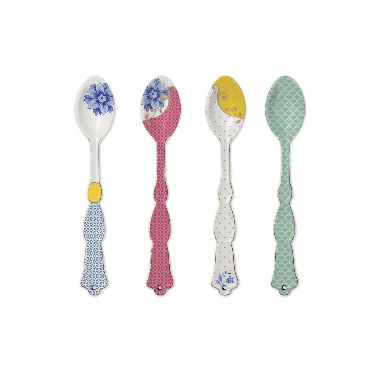 Porcelain spoons Royal multi 4pcs