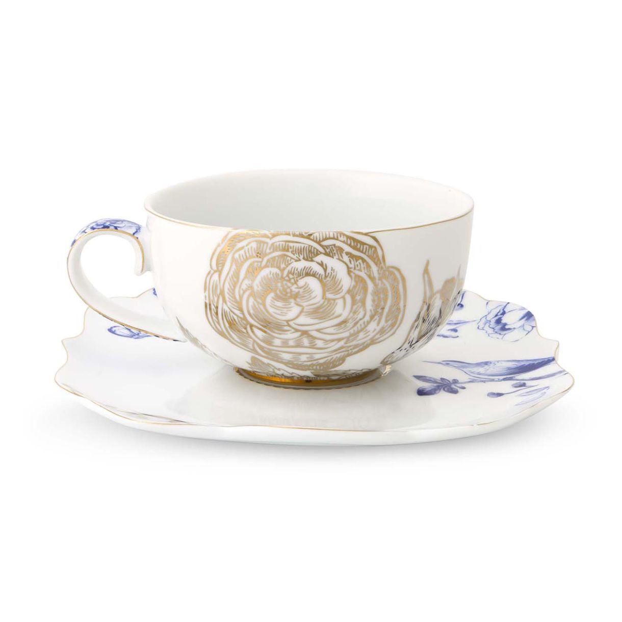 Чаша с чиния Royal White 0,225мл