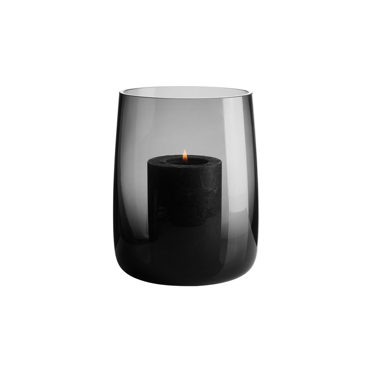 Vase/candlestick Ajana 18cm Color gray