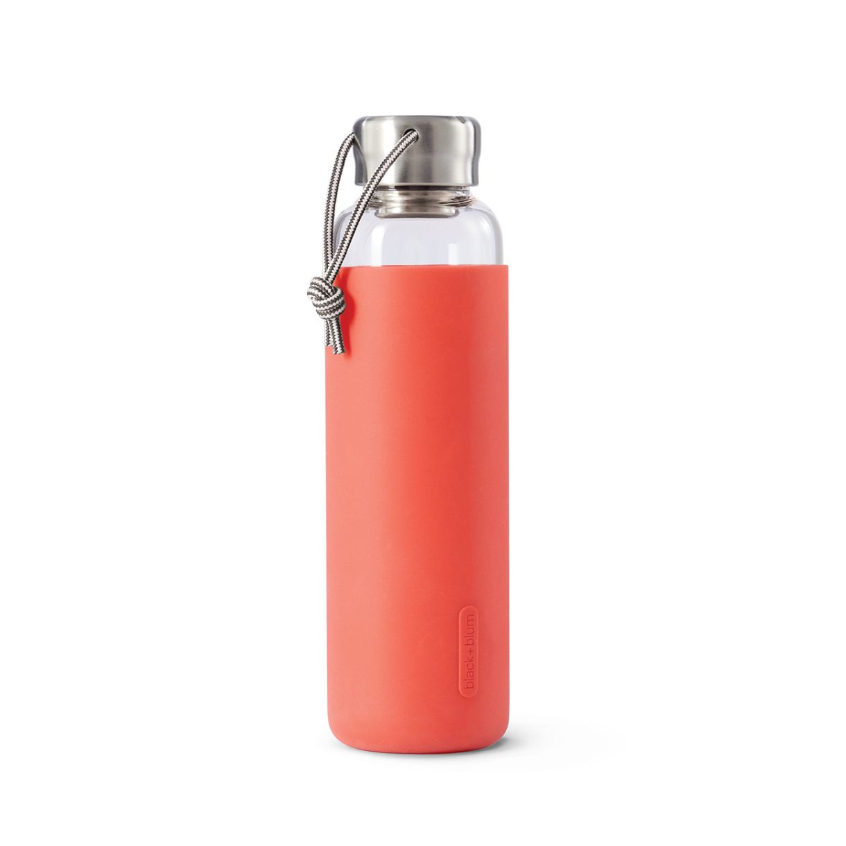 Glass bottle 0.600l Coral color