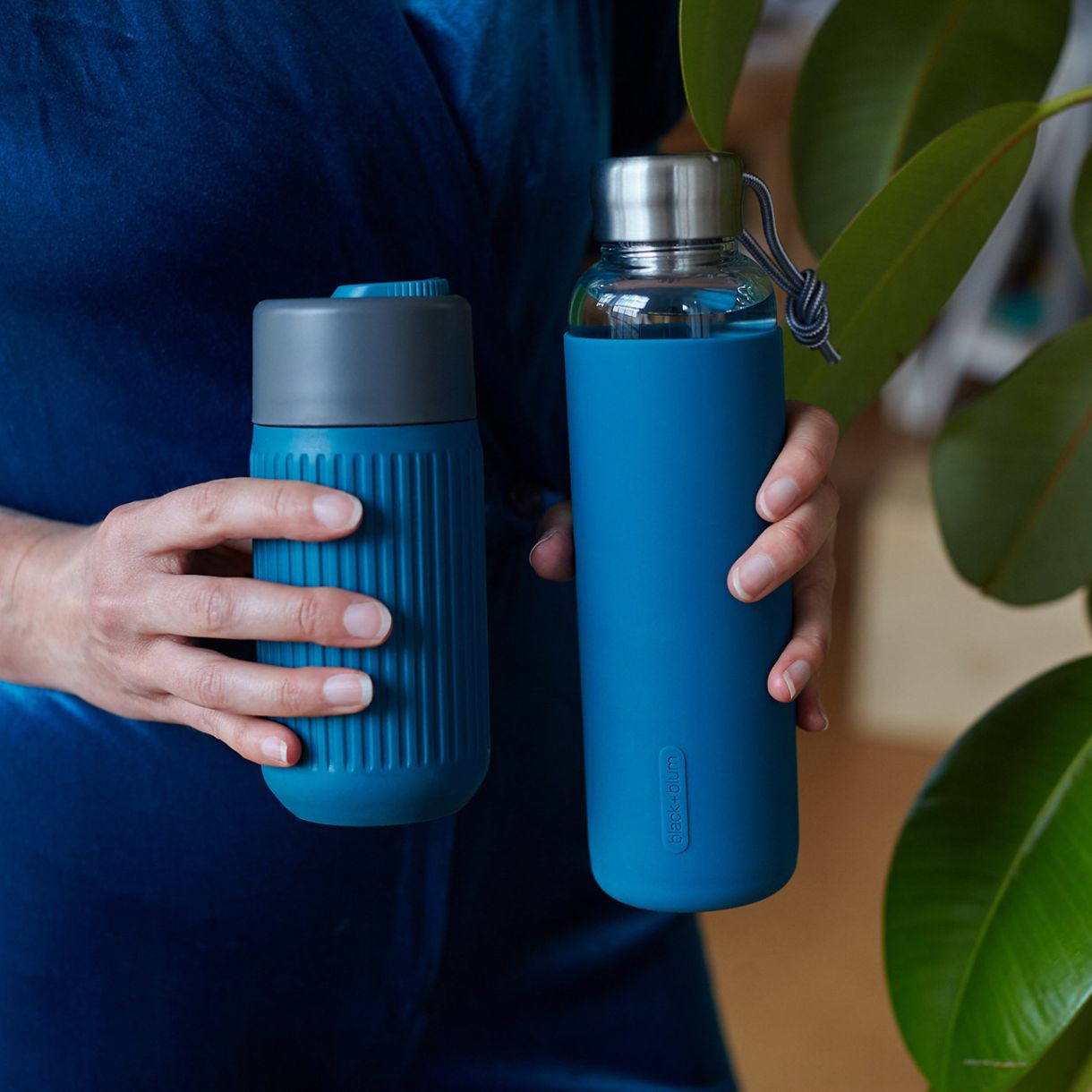 Γυάλινη φιάλη 0,600l Ocean color