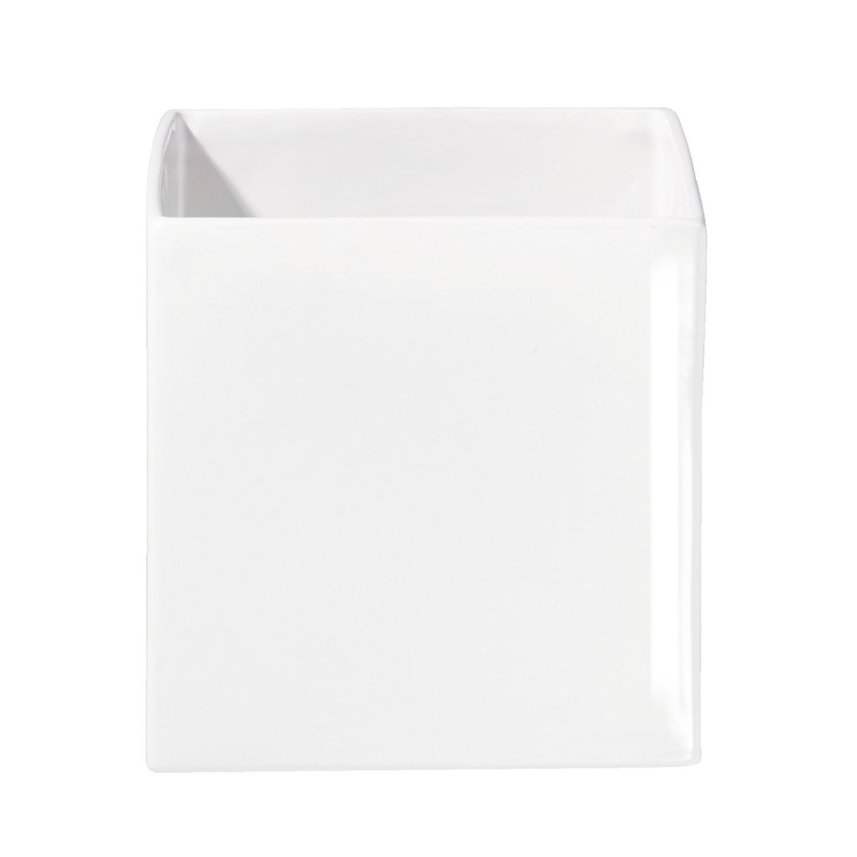 Саксия Quadro 23см 23см Цвят бяло