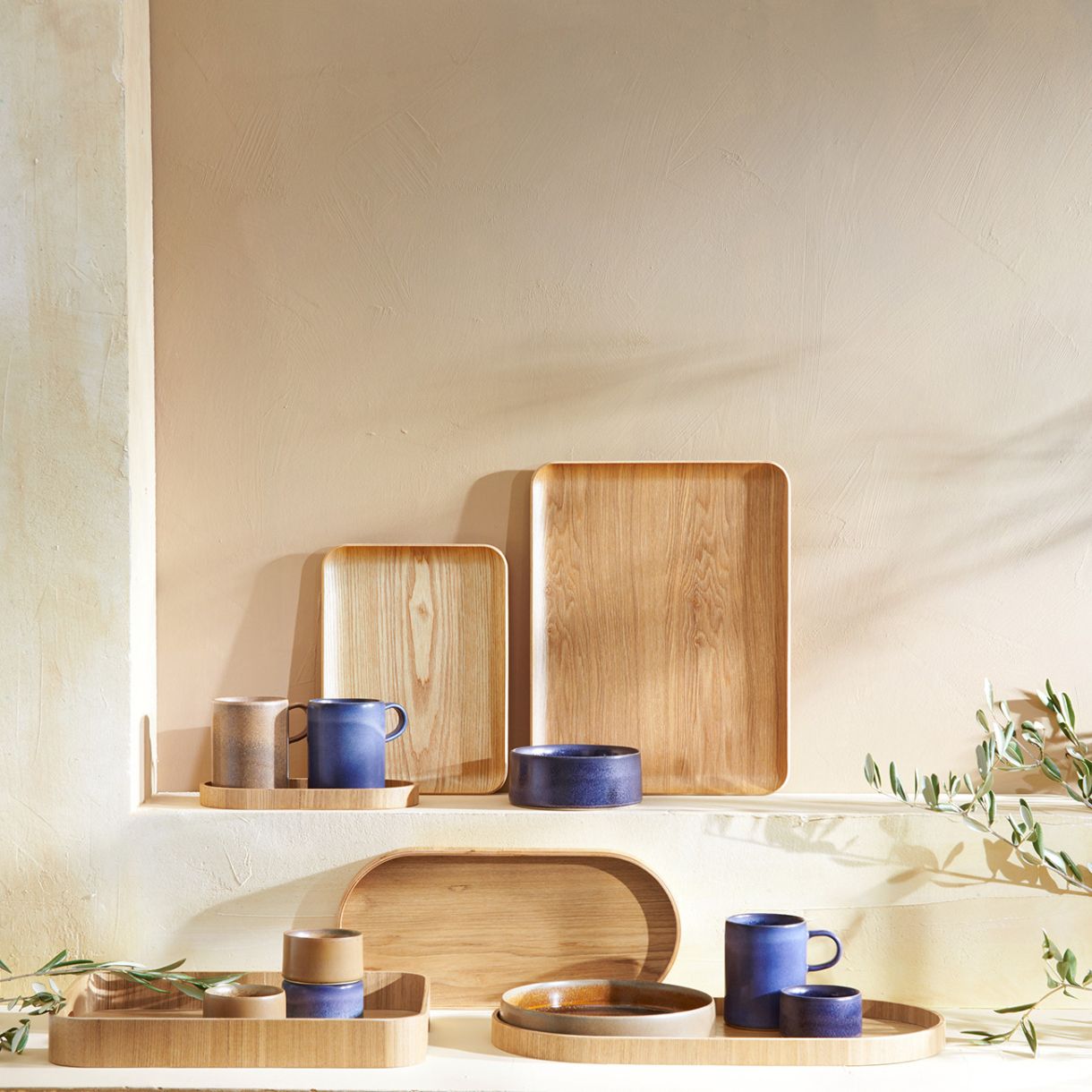 Δίσκος 27εκ. 20εκ. Χρώμα ιτιάς