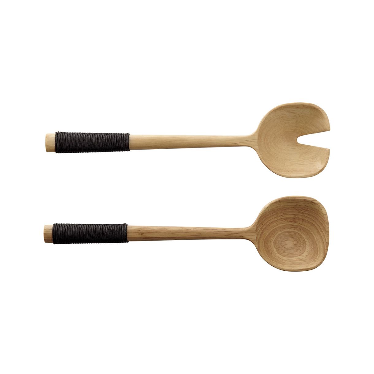 Wooden salad utensils 24cm Beech color