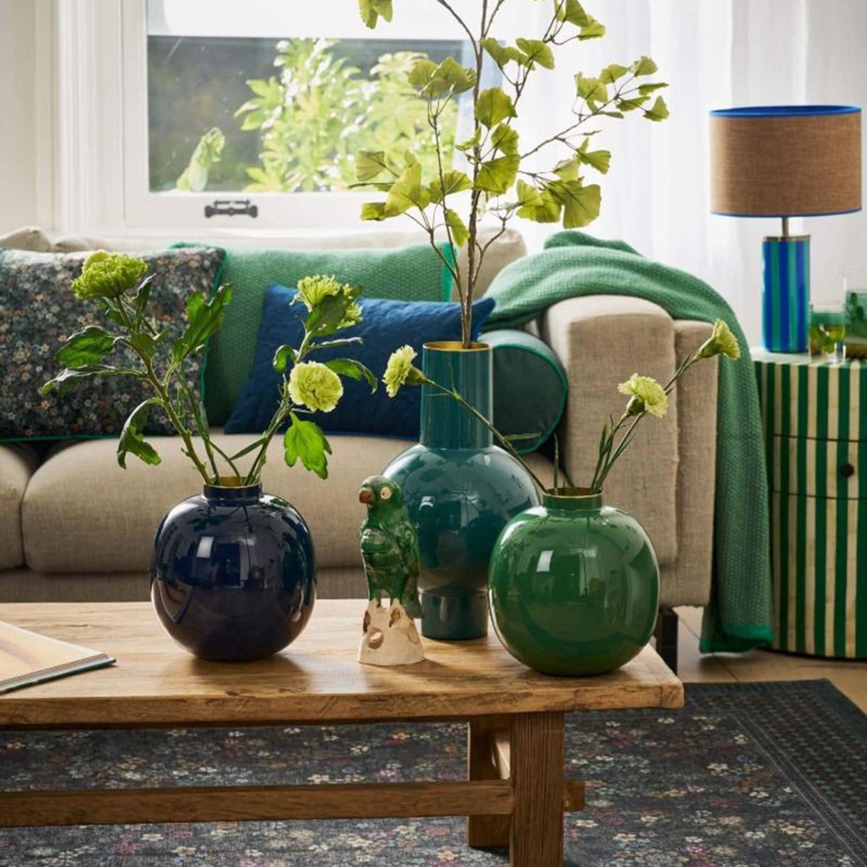 Vase 23cm Color green
