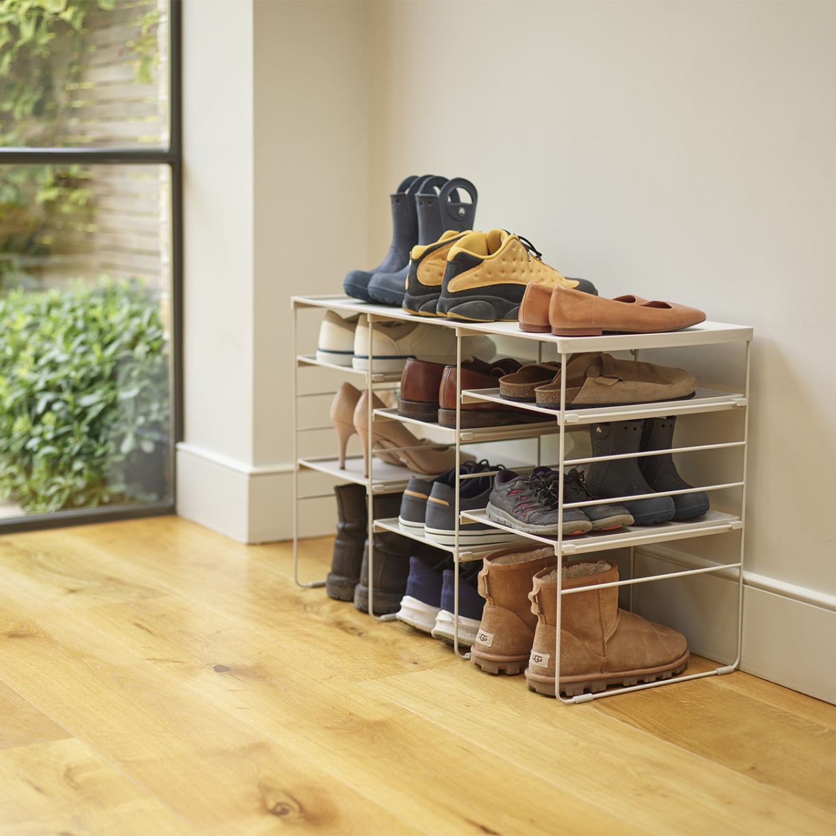 Level™ Plus Adjustable Shoe Rack