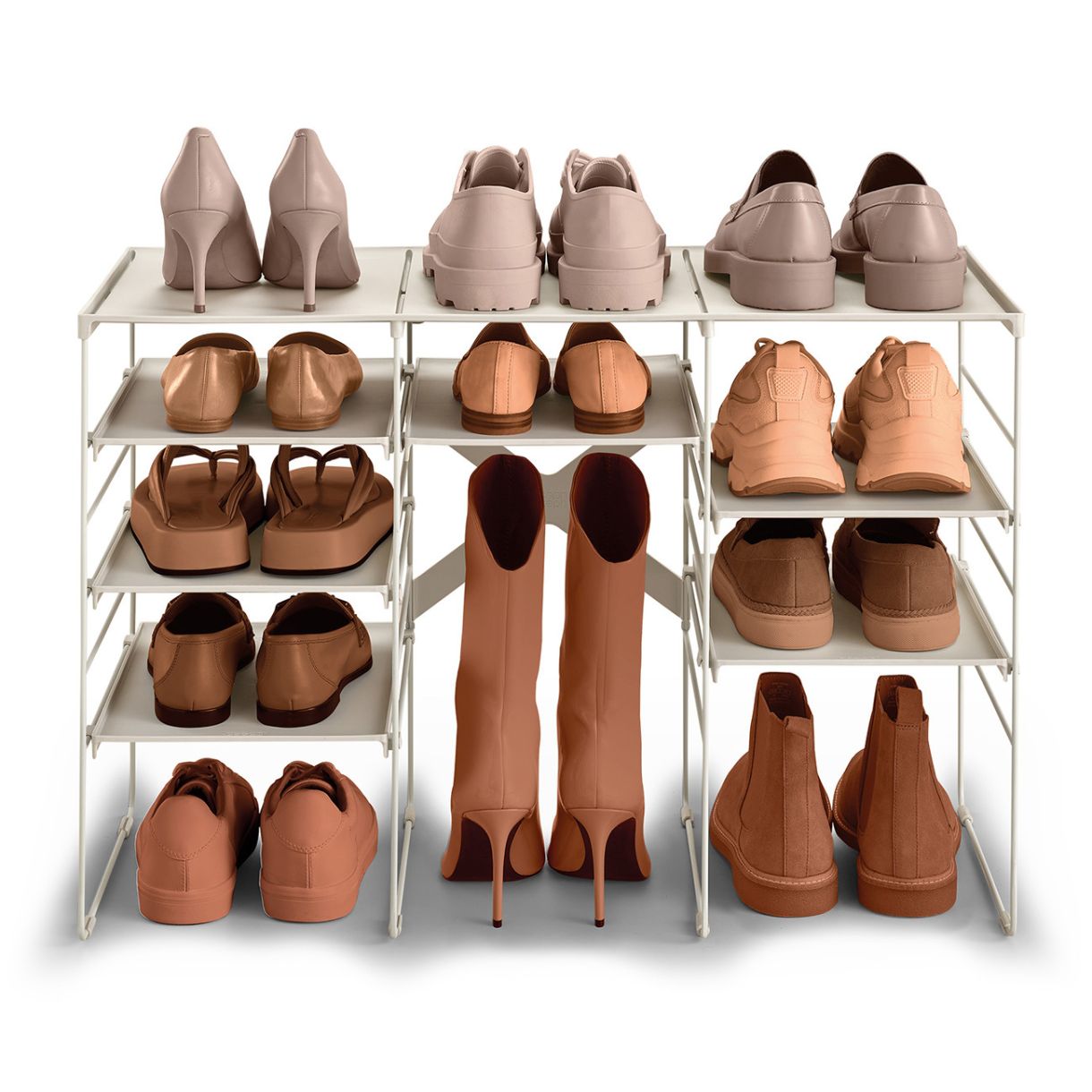 Level™ Plus Adjustable Shoe Rack