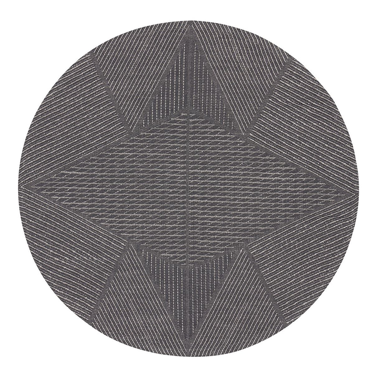 Кръгла подложка за сервиране Club Etoile 38см Цвят тъмно сиво