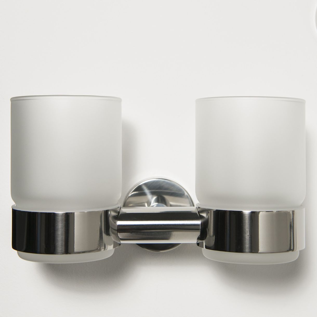 Поставка за четки за зъби двойна Boston Цвят полирана стомана