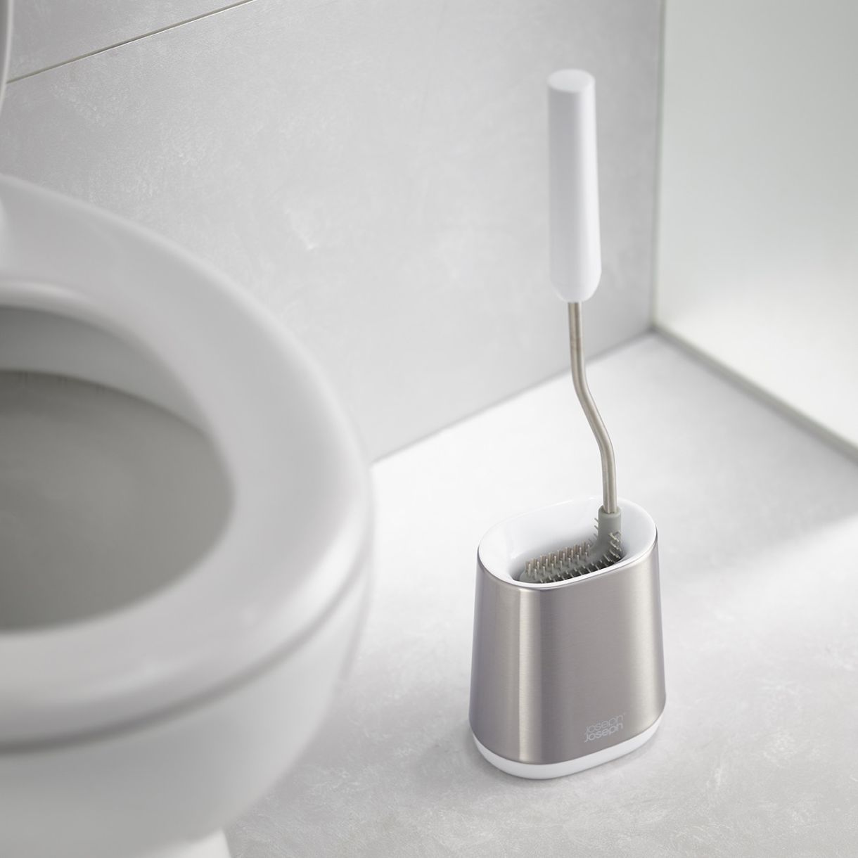 Flex™ Lite Βούρτσα Τουαλέτας σε Χρώμα Ατσάλι