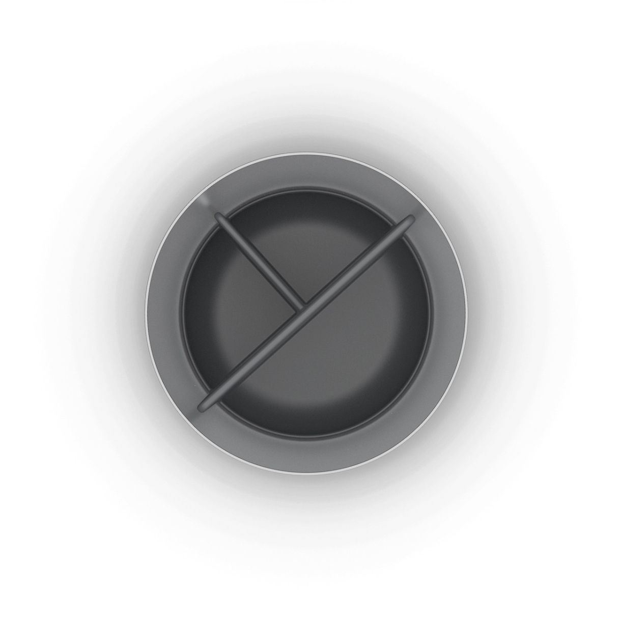 Поставка за четки за зъби EasyStore™ Luxe Цвят стомана