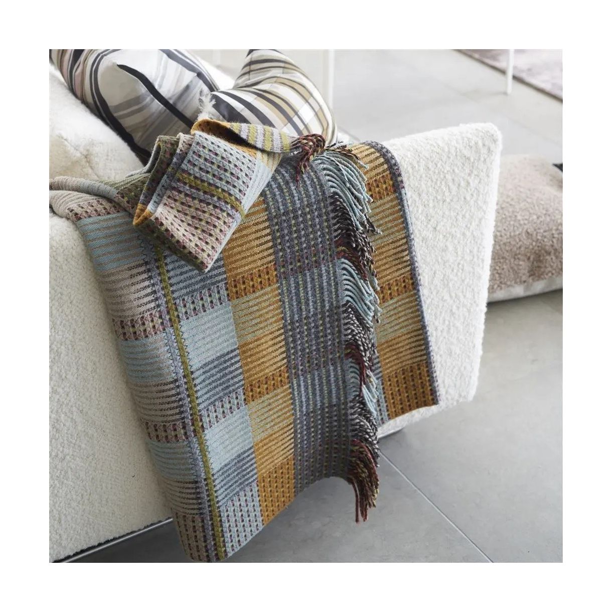 Blanket Tasara Ochre color