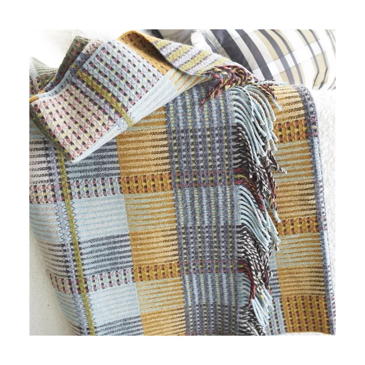 Blanket Tasara Ochre color