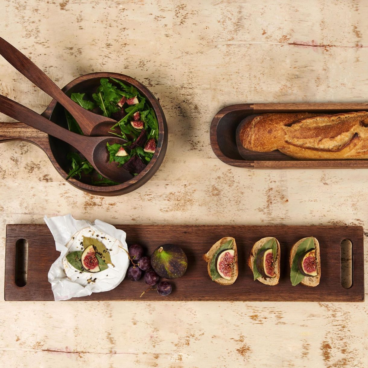 Плато с крачета 60см 13см акация