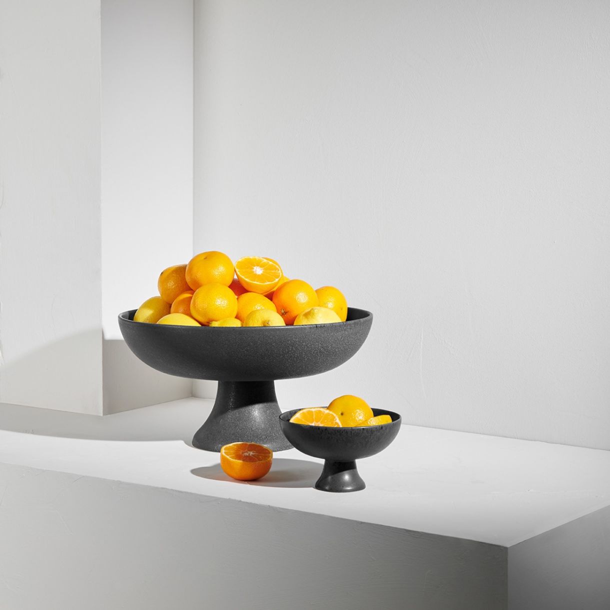 Fruttiera Grande nero 33cm 17cm