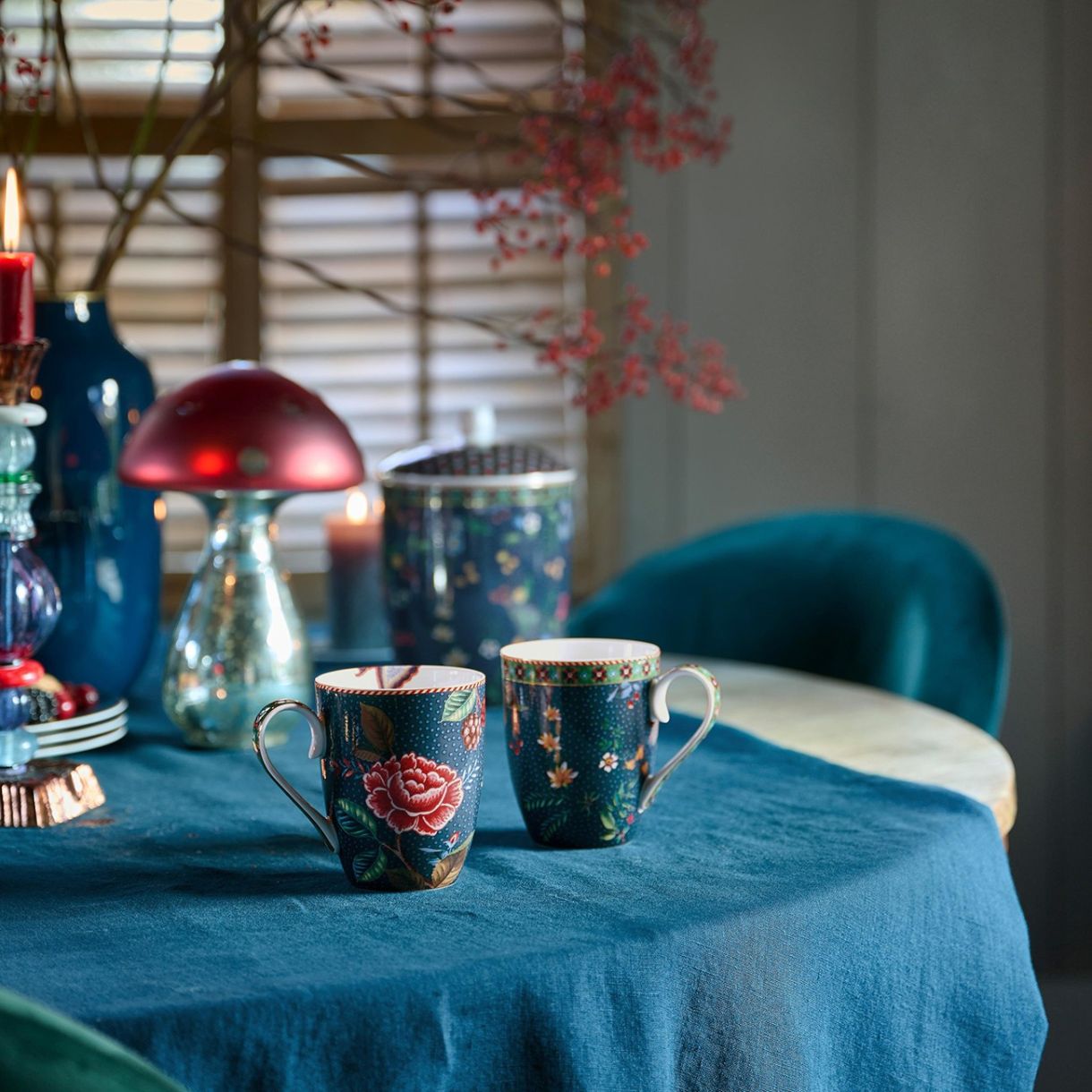 Κύπελλο 2 τεμ. Berry Blues 0.350ml Χρώμα σκούρο μπλε