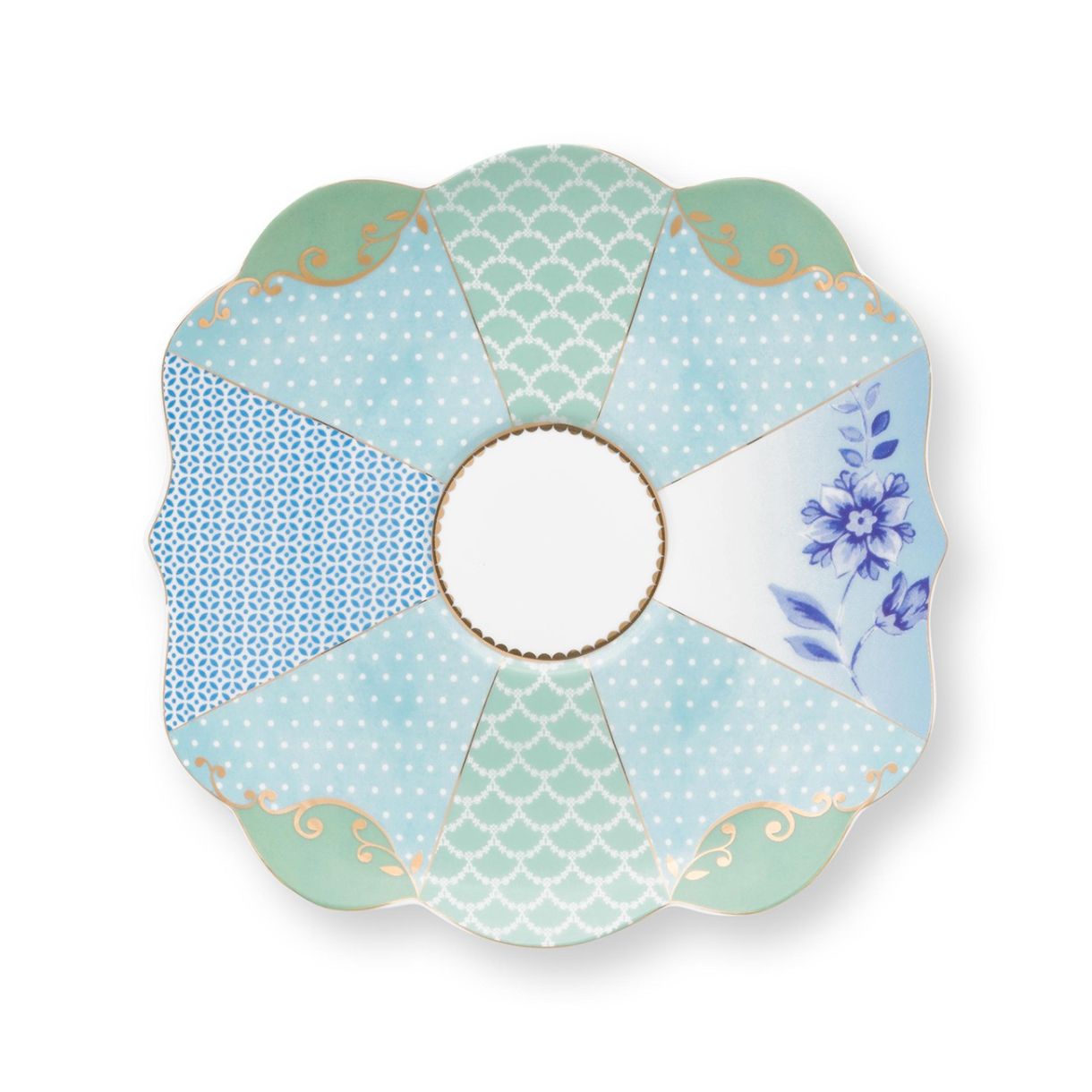 Cup with saucer Royal multi 0.225ml flowers