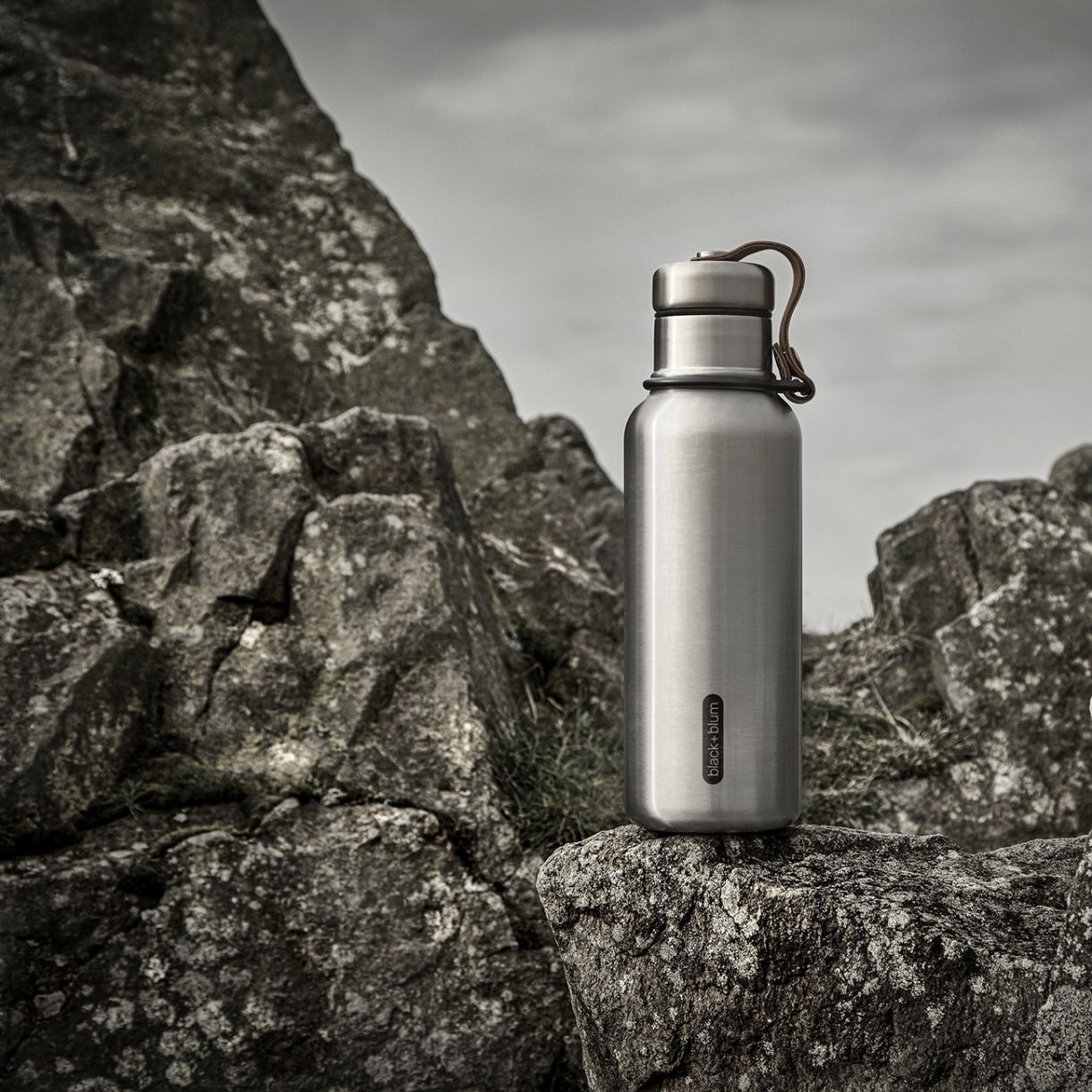 Steel bottle 0.500l Color black