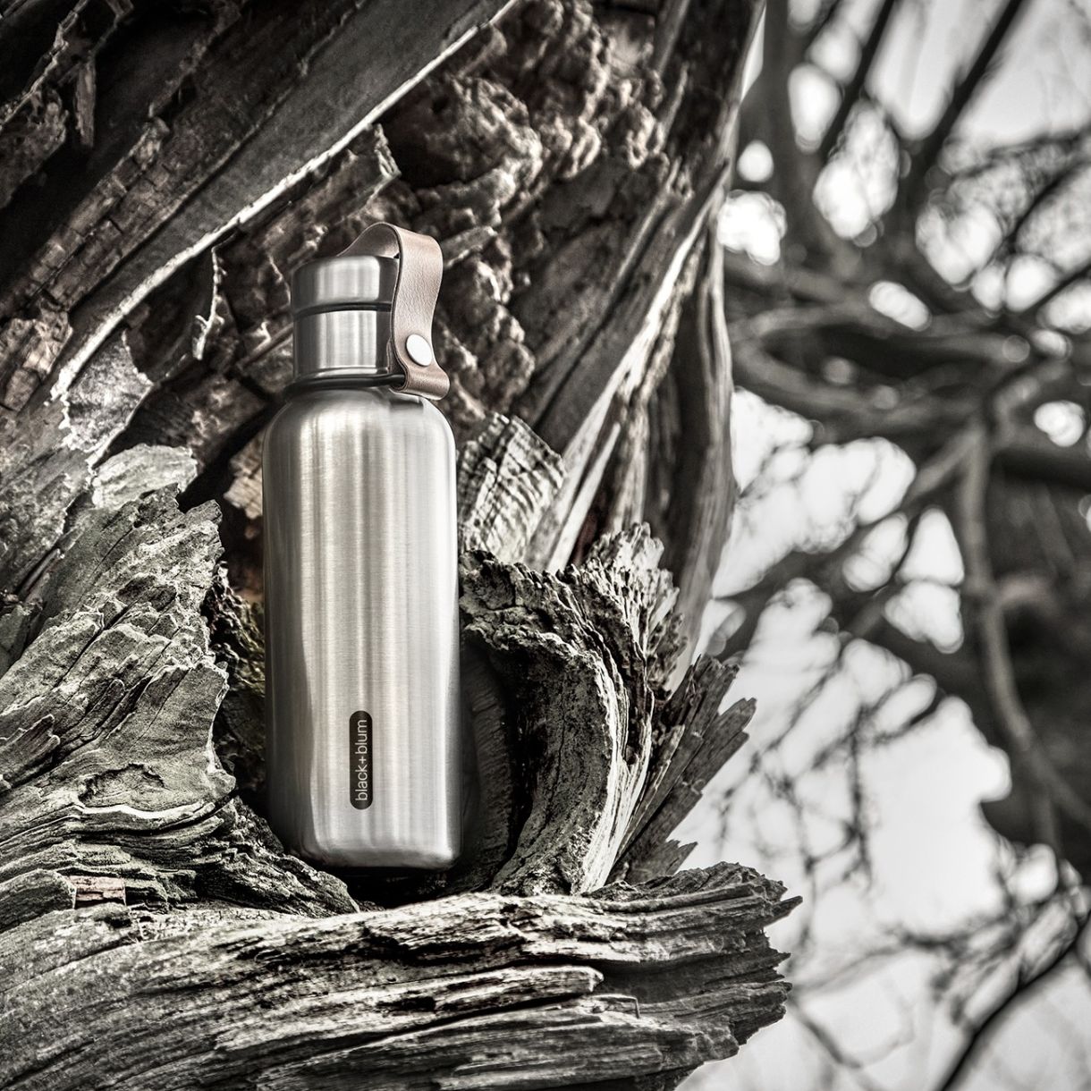 Steel bottle 0.500l Color black