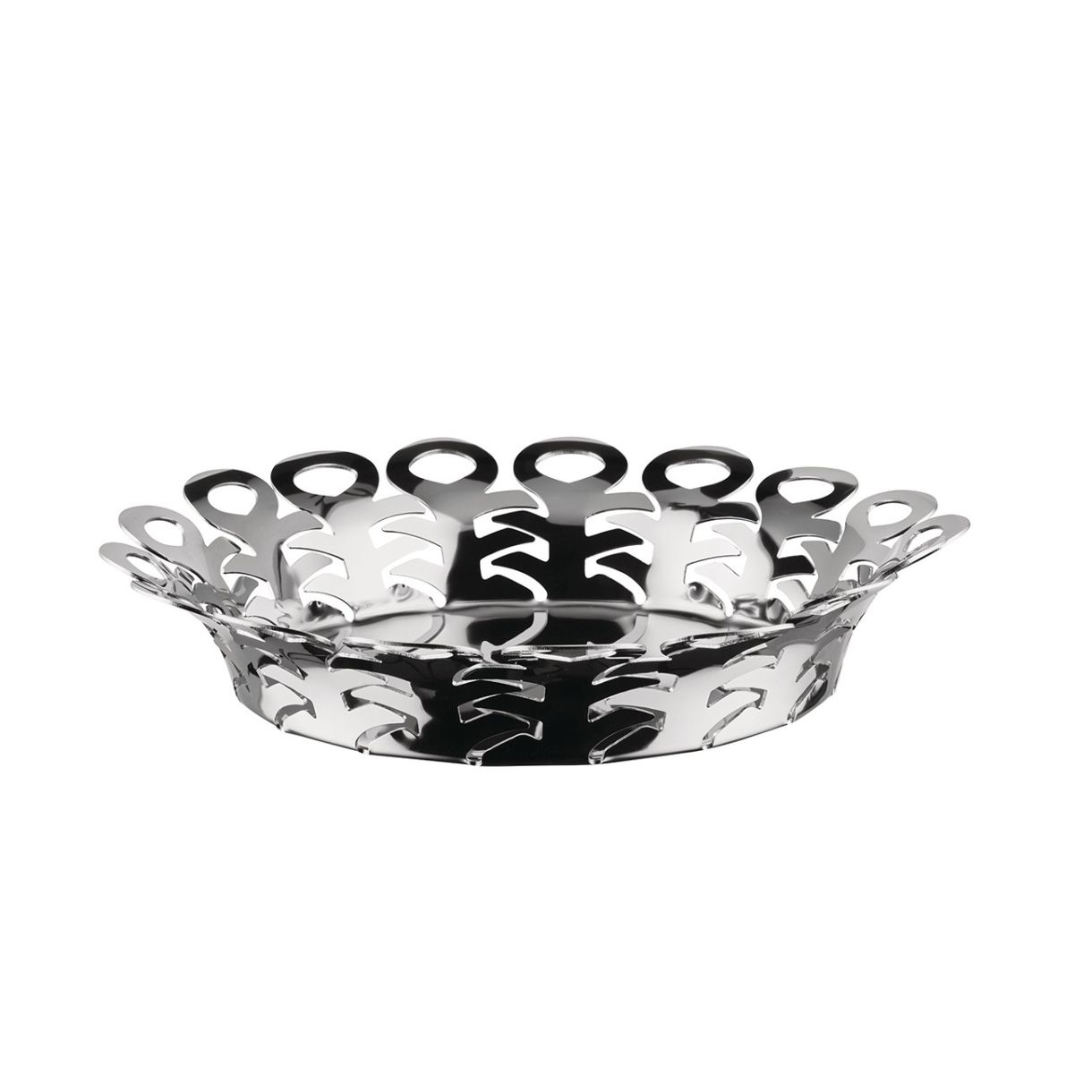 Μπολ φρούτων Vimini 25cm σε χρώμα χάλυβα